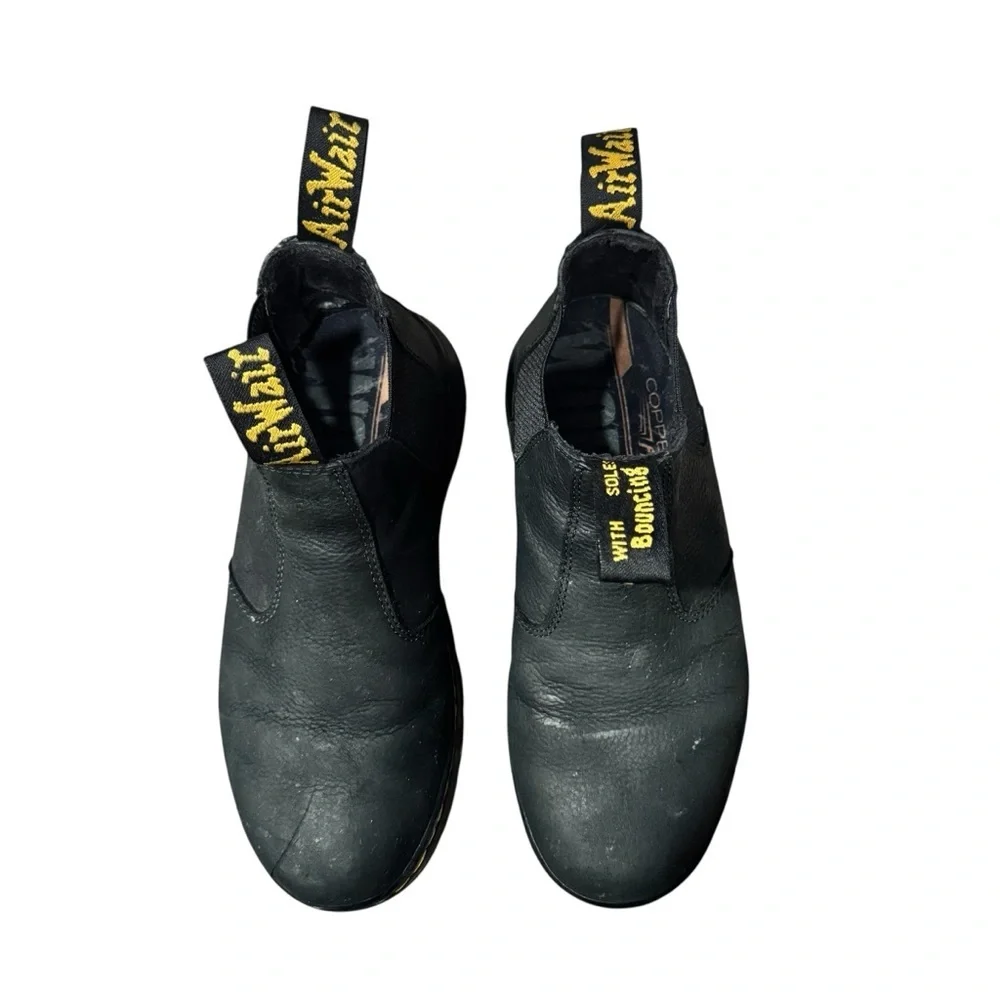 Dr. Martens Woman’s  Hardie II Black Pit Quarter Boots Chelsea Shoes Size 8